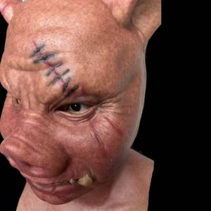 หน้ากากสวมศีรษะหมูสมจริงแบบปรับแต่งได้หน้ากากฮาโลวีนเล่นแบบน่ากลัว - Product Image 3