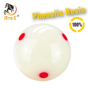 <span class=keywords><strong>Bola</strong></span> blanca de resina fenólica de alta calidad BenX <span class=keywords><strong>2</strong></span> 1/4 "con <span class=keywords><strong>bola</strong></span> de billar de torneo de 6 puntos rojos - Product Image 4