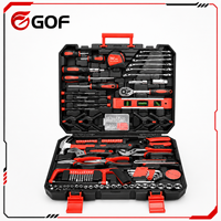 Ensemble d'outils à main multifonctionnels en acier au carbone de 158 pièces avec boîte à outils portable pour la réparation à domicile
