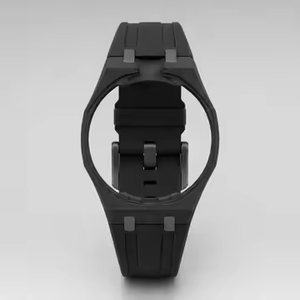 Breloque de montre en forme d'oreille de lapin rose, bracelet en plastique, accessoire de montre à quartz - Product Image 6