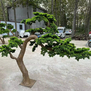 Высокореалистичные искусственные кедры и сосны для ландшафтного дизайна, бонсай, большие искусственные сосны - Product Image 5