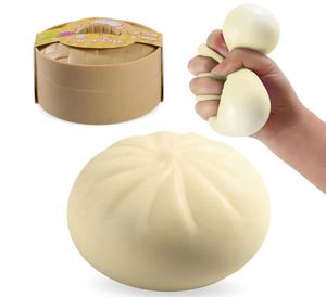 <b>Squishy</b> Dumpling Sensory Toys Mystery <b>Squishy</b> Stress Relief Fidget Easter Gifts for Kids Adults Anxiety Relief Squeeze Toy - Product Image 2
