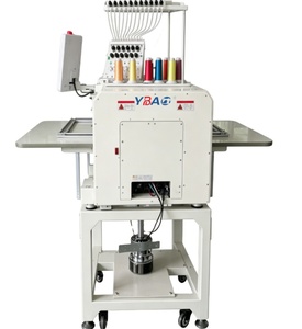 YBAO Nueva Máquina de Bordar Industrial de Una Sola Aguja y Cabezal, de Alta Velocidad, Automática, Programable y Computarizada, de Cama Plana para Metal - Product Image 2