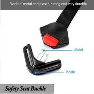 JXBSD Conector de Arnés de Cinco Puntos Tipo A B, Hebilla de Cinturón de Seguridad de Acero ABS, Accesorio para Asiento de Coche para Niños - Product Image 3