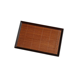 Alfombrilla de té de bambú estilo japonés con posavasos y soporte para tetera, accesorios para la ceremonia del té Kung Fu, juego de porcelana de origen Anji - Product Image 5