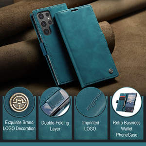 เคสโทรศัพท์หนังสไตล์เรโทร Caseme สำหรับ Samsung Galaxy A32 5G/A52 A72 4G A22 A55 5G S21 FE แบบพับได้พร้อมแม่เหล็ก - Product Image 5