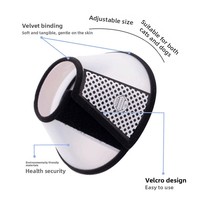Collier Élisabéthain Transparent pour Animaux de Compagnie en Gros, Faible MOQ, Réglable avec Velcro, Anti-Léchage, pour la Récupération des Plaies, pour Chats et Petits Chiens, OEM