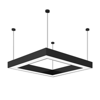 Lampes suspendues linéaires de style classique carré populaires, lampes LED pour billard, pour table de billard de 8 pieds et 9 pieds