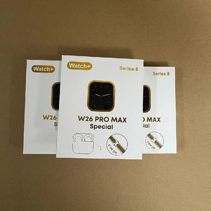 Montre connectée populaire <span class=keywords><strong>W26</strong></span> Pro Max 2-en-1 avec écouteurs TWS intégrés, série 8, 2 bracelets - Product Image 1