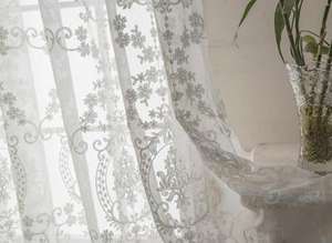 <span class=keywords><strong>Bomar</strong></span> Factory Stock Sheer Voile Tulle Organza Lino blanco Algodón Bordado con técnica tejida Hilo teñido Patrón Niños Niñas - Product Image 5