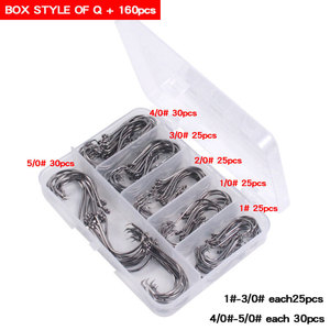 Haute Qualité 1 # 2 #   1/0-8/0 #   Divers modèles d'hameçons de pêche en acier inoxydable : hameçons circulaires pour thon, hameçons circulaires pour poulpe, hameçons sportifs - Product Image 3