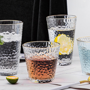 Juego de tazas de agua transparentes de cristal Phnom Penh de estilo japonés, martillo de leche doméstico, <span class=keywords><strong>vino</strong></span> al por mayor - Product Image 2