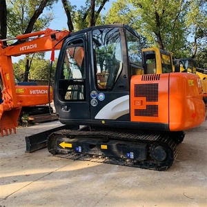 เครื่องขุดดินขนาดเล็กมือสอง ZX60ฮิตาชิ6ตันตีนตะขาบมีคุณสมบัติอนุมัติจากเครื่องยนต์หลักปั๊มกระปุกเกียร์ - Product Image 6