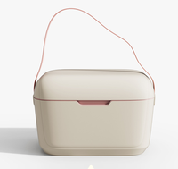 Réfrigérateur portable moderne grande capacité 12L, motifs personnalisables, maintien de la fraîcheur des aliments pendant 48h, conservation de la bière/eau, en PP