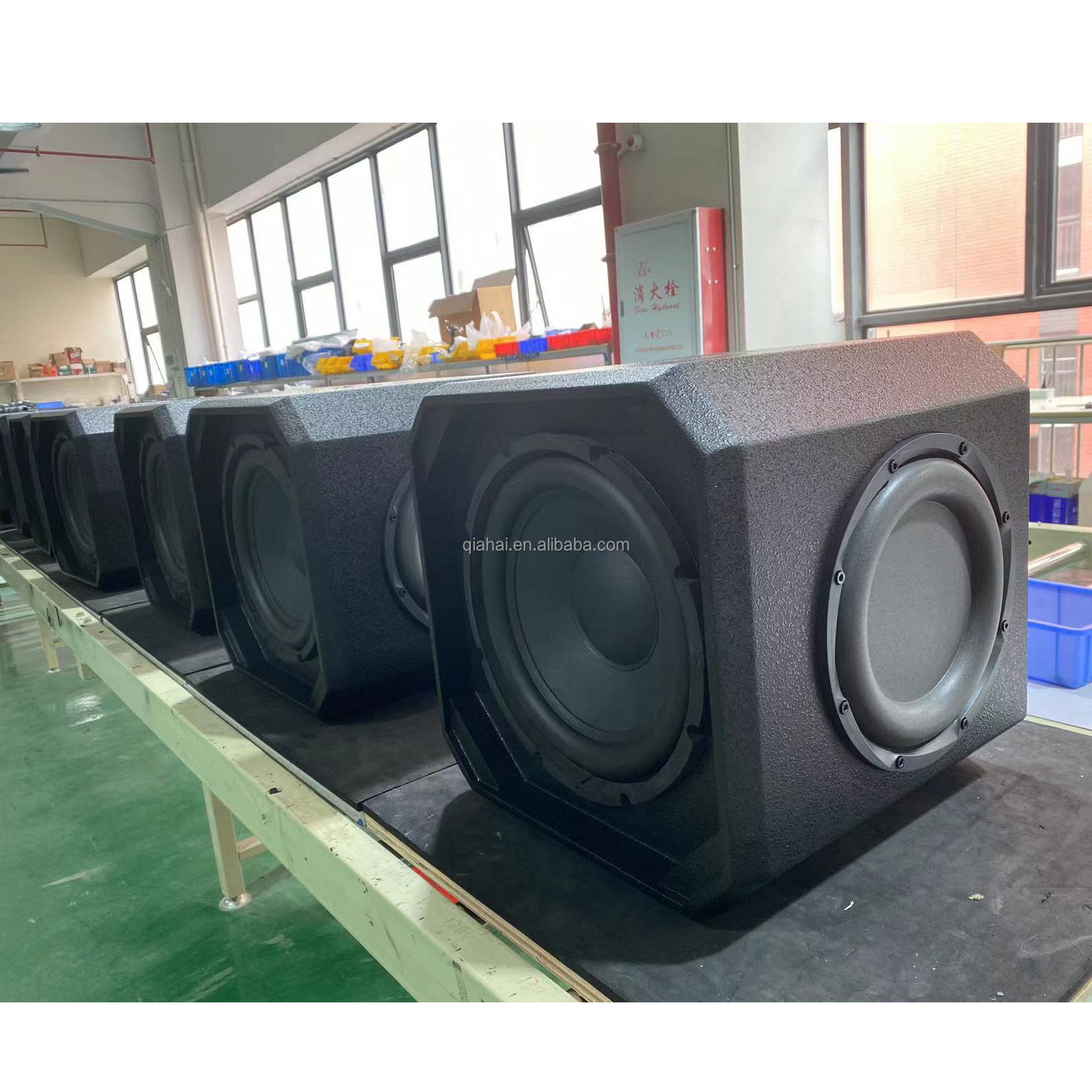 <strong>Active</strong> 12 Inch <strong>Subwoofers</strong> With <strong>Amplifier</strong> <strong>Module</strong>, 300W RMS 35Hz Stereo Woofer Speaker for Club Karaoke KTV, Can Add Logo, TR12BA
