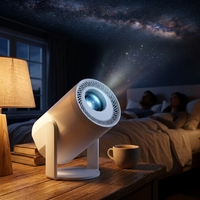 Projecteur de cinéma maison intelligent portable Android 14 200 ANSI OEM ODM avec décodage vidéo, mini-fonctionnalités et double Wi-Fi