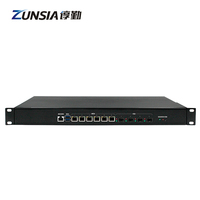 Zunisia OEM Intel 6/7th LGA1151 H110 Routeur Serveur Châssis 1U Rack Cas i3 i5 i7 Ordinateur Industriel 6Lan Firewall Mini PC