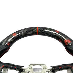 Volant en fibre de carbone pour <span class=keywords><strong>Ford</strong></span> <span class=keywords><strong>Mustang</strong></span> <span class=keywords><strong>GT</strong></span> ST RS <span class=keywords><strong>500</strong></span> 350 2019 2020 2021 2022 2023, accessoires de voiture sport améliorés - Product Image 2