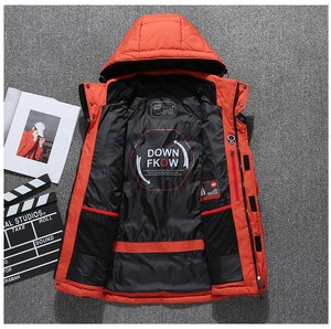 Abrigo acolchado de plumón de pato para <span class=keywords><strong>hombre</strong></span> al aire libre, cazadora de bombardero personalizada de invierno, chaqueta acolchada negra, <span class=keywords><strong>Parka</strong></span>, chaqueta de plumón para <span class=keywords><strong>hombre</strong></span> - Product Image 5