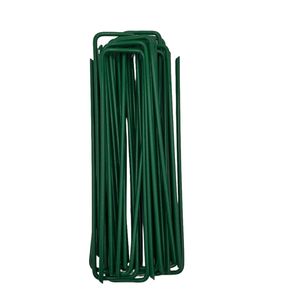 Estacas de Jardim em Forma de U, Grampos Galvanizados para Paisagismo, Grampos de Aço Galvanizado para Fixação de Tecido Anti-ervas - Product Image 2