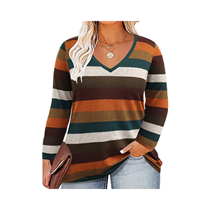 Camisetas de Talla Grande para Mujer, Cuello Redondo, Verano, Ajustadas, Manga Corta, Lisas, Teñidas, Impresión Digital Comprimida, Estilo Dulce, con Logotipo - Product Image 4