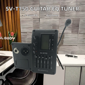 마이크와 튜너가 있는 SV-M700 EQ, 공장 직영 4 밴드 기타 픽업 프리앰프 시스템 밴드 이퀄라이저 - Product Image 3