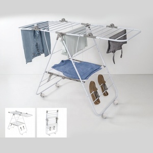Metal Standing Clothes Dryer Rack ,clothes Dryer Indoor Hanger Rack ,Clothes Stand Hanger with Wings - Product Image 3