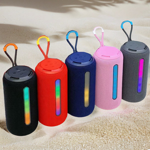 Portable 13W Dual <strong>Speaker</strong> Wireless for <strong>Bluetooth</strong> Audio <strong>Speaker</strong> RGB Colorful Light Cloth Mesh Subwoofer Satchel Outdoor Gift - Product Image 1