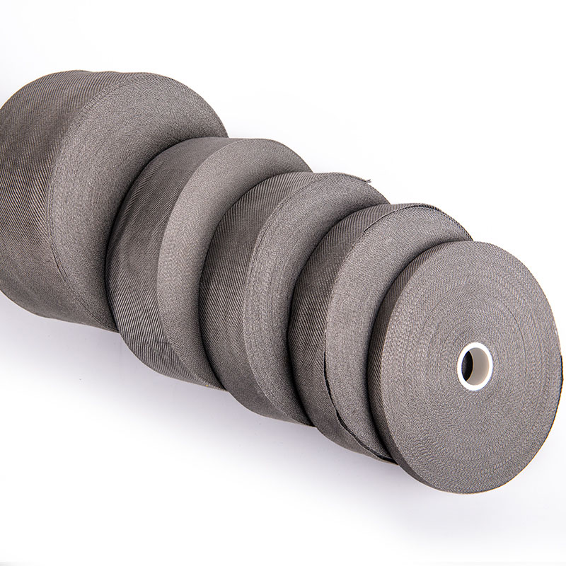 100% Stainless Steel Short Fiber Woven Twill Medium Weight Conductive Tape
