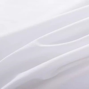 Siêu Vua Kích thước Trắng Khăn trải giường thiết lập phong cách đơn giản mùa hè tinh khiết bông khách sạn lớp <span class=keywords><strong>Comforter</strong></span> và giường lây lan với Len Điền - Product Image 4