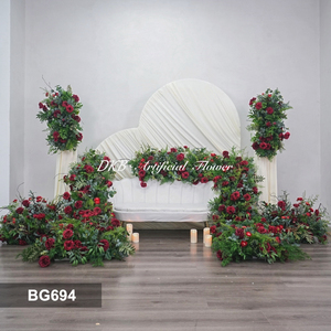 Arco de Flores Artificiales de Seda Hecho a Mano al por Mayor de Fábrica DKB para Decoraciones de Bodas, Festivales, Fiestas y Día de la Madre - Suministros de Alta Gama - Product Image 3