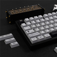 GG Beige/Grey/Yellow Keycaps Cherry Profile Keycaps 148 Keys PBT Sublimation for Mx Switch Magnetic Wooting Mechanical Keyboard