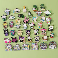 Broches personnalisées en métal pour l'Association des animaux sauvages, épingles 3D en émail souple motif kangourou, prix de gros direct usine