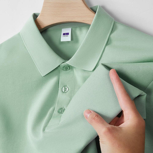 Uniformes de Golf de Poliéster de Alta Calidad Directo de Fábrica, Camisetas Polo Lisas de Color Sólido Personalizadas para Hombre, Tallas Grandes, con Logotipo Bordado - Product Image 1