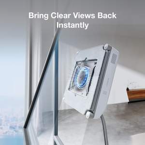 Robot nettoyeur de vitres ECOVACS WINBOT MINI - Design compact, double buse avec pulvérisation ultrasonique, système de protection en 9 étapes - Product Image 5