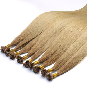 Chất lượng cao Flat tip phần mở rộng tóc đôi rút ra thẳng Remy Trinh Nữ phần mở rộng tóc lớp biểu bì phù hợp Keratin lời khuyên tóc - Product Image 2