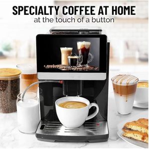 เครื่องชงกาแฟอัตโนมัติรุ่นใหม่สไตล์ยุโรป ปรับแต่งได้ตามต้องการ พร้อมระบบทำความสะอาดอัตโนมัติและระบบทำฟองนม ใช้สำหรับทำลาเต้ คาปูชิโน และลาเต้ - Product Image 4