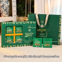 Thé aux fleurs séchées de Dendrobium Officinale biologique de Huoshan, Anhui – Coffret cadeau haut de gamme nourrissant pour les personnes âgées, idéal pour les fêtes