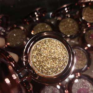 Palette Mini Ombretti Glitter Oro e Argento, Ombretto Singolo Brillante e Scintillante, Polvere Metallica per <span class=keywords><strong>Occhi</strong></span> - Product Image 2