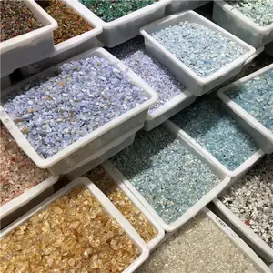 Wholesale All Kind Of Beautiful Natural Quartz Tumbled Stone Small Crystal Gravel Crystals Healing Stones Crystal Chips