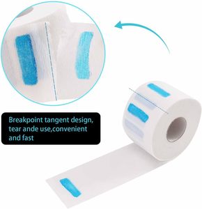 Venta Directa de Fábrica, Rollo de Papel Elástico Desechable Blanco para Cuello, 100 Tiras/Rollo, Herramientas Profesionales de Salón para Barbería - Product Image 3