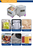 Machine d'emballage sous vide semi-automatique électrique Shengtong 340T pour aliments (légumes, viande) haute efficacité certifiée CE