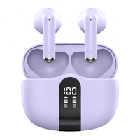 Écouteurs TWS semi intra-auriculaires AGENTUNR 2026 BT6.0 ENC étanches IPX4 Stéréo Hi-Fi avec amplification des basses, affichage numérique de la batterie, chipset JL