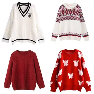 specializing in the production of large stripe cashmere winter pullover women's sweater
