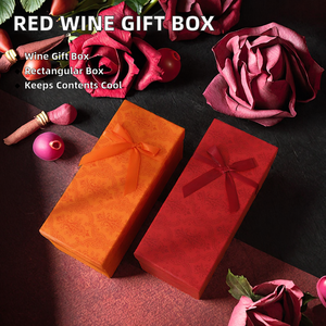 กล่องของขวัญไวน์แดงขายส่งสำหรับวันเกิด สำหรับเครื่องดื่มเช่นวิสกี้ เบียร์ และไวน์ บรรจุภัณฑ์หนา 1 มม. - Product Image 1