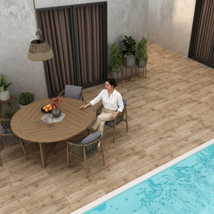 Baldosas de Porcelana Mate con Aspecto de Madera India de 200x1200 mm, Diseño de Madera Natural de 20x120 cm - Product Image 6
