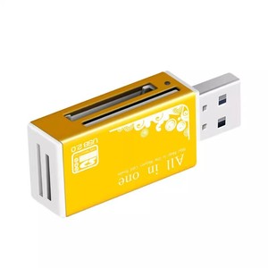 เครื่องอ่านการ์ดออลอินวัน USB 2.0 แบบหลายช่องสำหรับการ์ด SD และ TF สำหรับอุปกรณ์พกพา - Product Image 3