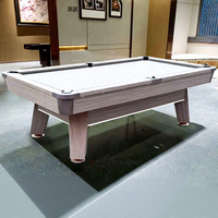 Mesa de Billar Multifuncional Tres en Uno, Mesa de Billar Americana con Tablero de Mármol, con Tenis de Mesa y para Uso en Interiores para Adultos, Hecho en China