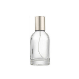Bouteilles de parfum à étiquette personnalisée Offre Spéciale <span class=keywords><strong>Labo</strong></span> rondes de 30ml 50ml 100 ml vaporisateur de parfum en verre unique avec couvercle en argent - Product Image 2