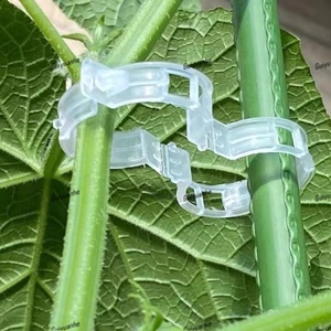 Clip <span class=keywords><strong>de</strong></span> fixation transparent rond en plastique pour treillis <span class=keywords><strong>de</strong></span> serre agricole, pour la culture <span class=keywords><strong>de</strong></span> tomates/concombres, 22/25mm - Product Image 5